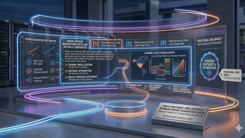 How a Fractional CMO Cuts Patient Acquisition Costs for Private Healthcare Groups - MEta Ads Analysis