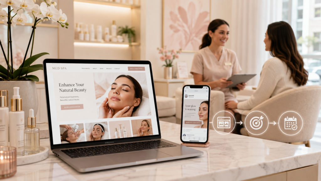Can Meta Retargeting Funnels Help Med Spas Convert Website Visitors Into Booked Consultations?